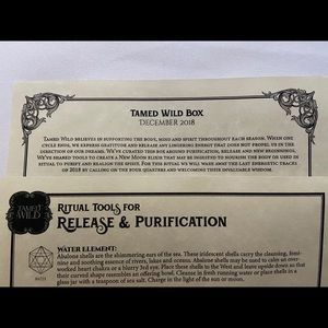Tamed Wild Release & Purification Ritual
